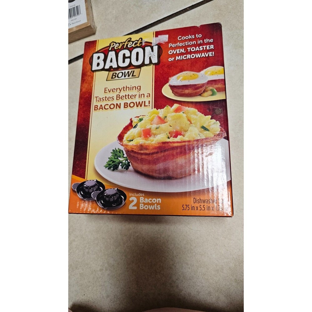 Perfect Bacon Bowl As Seen On TV Kitchen Gadget Cooker Microwave Oven